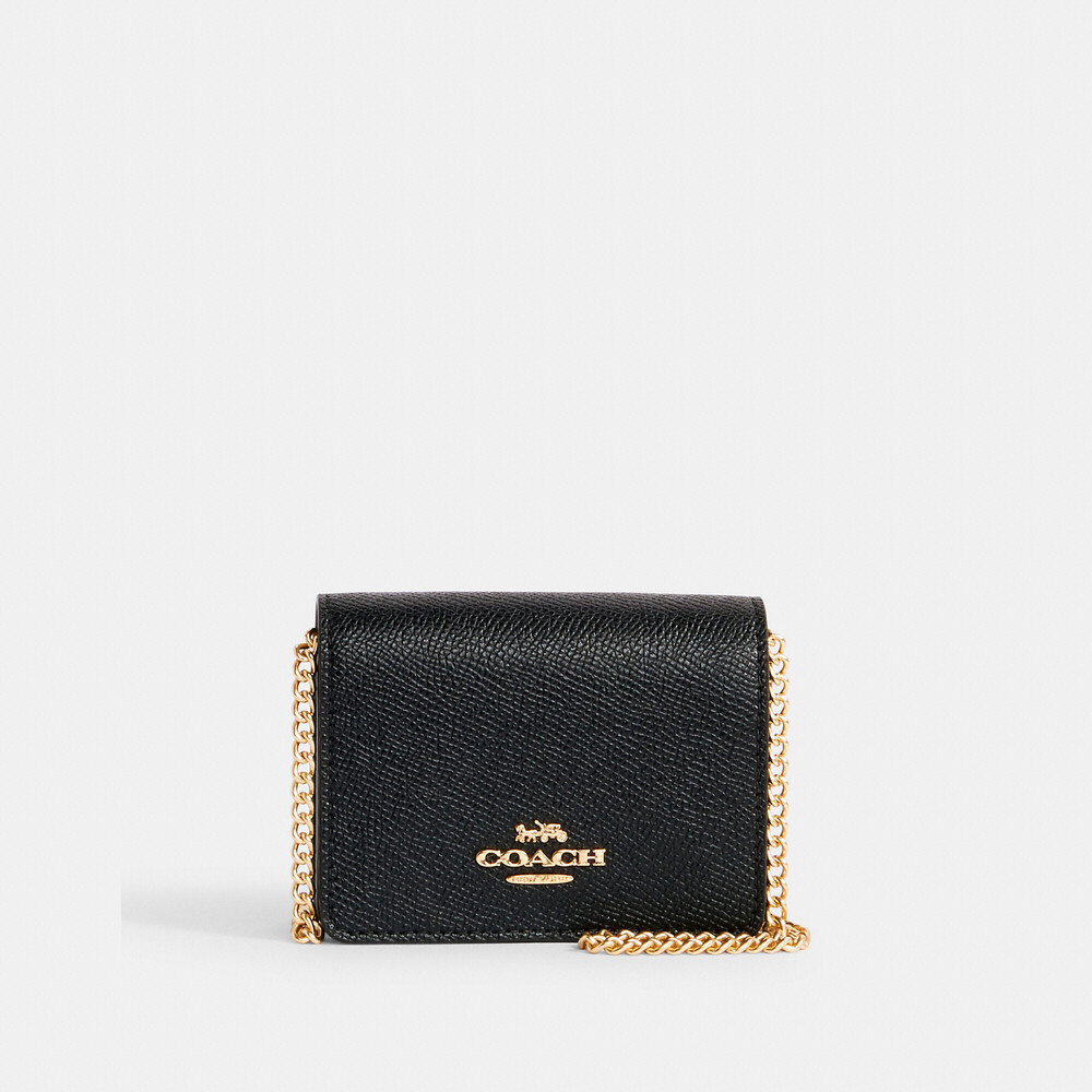 NEW Coach Outlet Mini Wallet On A Chain authentic in original packaging w/ tags